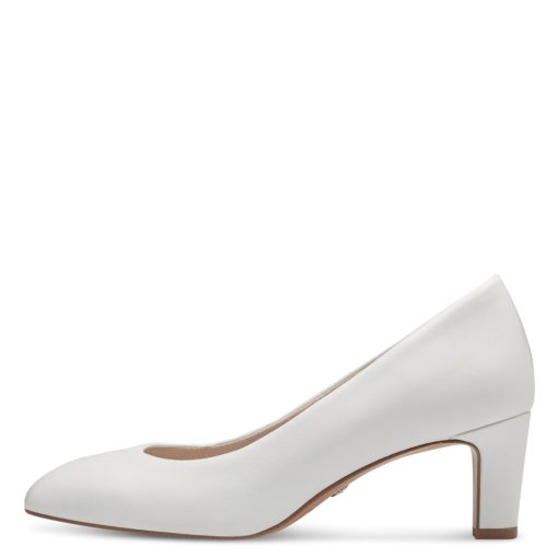 Tamaris 001-22420-42-100 Női fehér magassarkú cipő