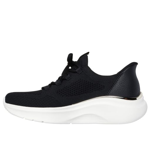 Skechers 117617_BLK Női fekete fűzős sportcipő