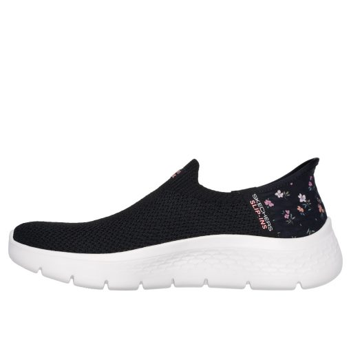 Skechers 124822-BKPK Női fekete fűzős sportcipő