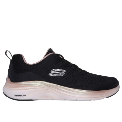 Skechers 150025-bkrg Női fekete fűzős sportcipő