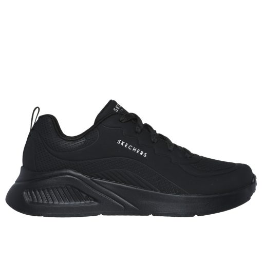 Skechers 177288-BBK Női fekete fűzős félcipő