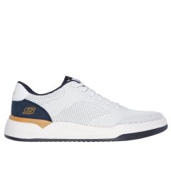 Skechers 210793-WHT Férfi fehér textil sportcipő