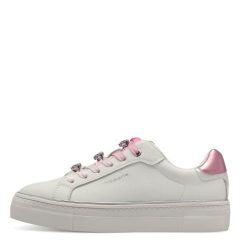 Tamaris 23751-44-153 Női fehér fűzős sneaker sportcipő