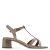 Tamaris 28244-44-900 Női bronz kockasarkú szandál