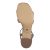 Tamaris 28244-44-900 Női bronz kockasarkú szandál