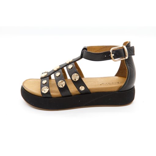 Inuovo A96039-BLACK Női fekete szandál
