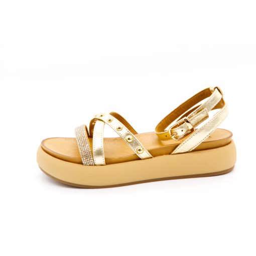 Inuovo A96052-GOLD Női arany színű szandál