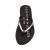 Tommy Hilfiger női fekete logós flip-flop papucs FW0FW05664-BDS