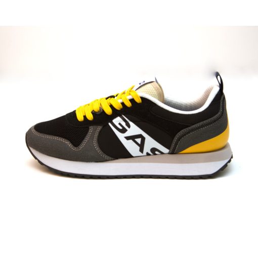 GAS GAM313401 Férfi fekete-sárga sportcipő