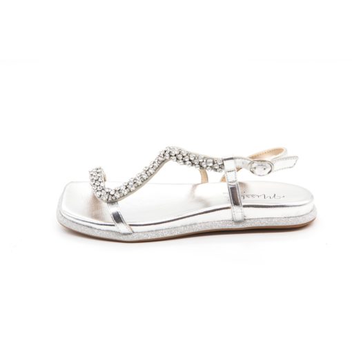 Misstyl MAXINE07-SILVER Női ezüst szandál