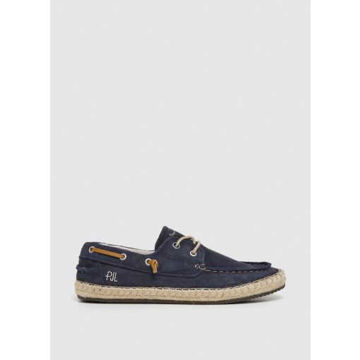 Pepe Jeans PMS10335-588 Férfi kék mokaszin félcipő
