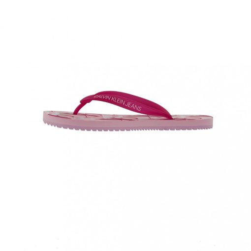 Calvin Klein női pink logós flip-flop papucs YW0YW00099-Pink